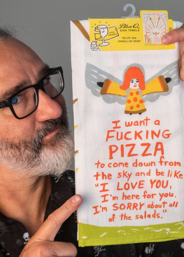 'Pizza' Tea Towel