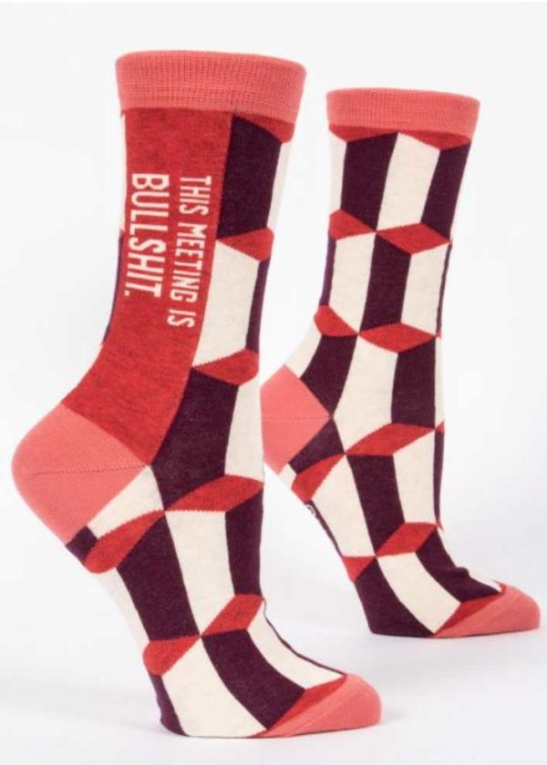 'Bullshit Meeting' Women's Socks